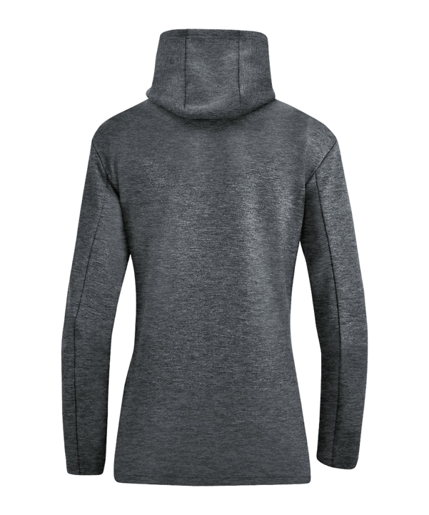 JAKO Premium Basic Sweatshirt à capuche Femmes Gris C021 - gris