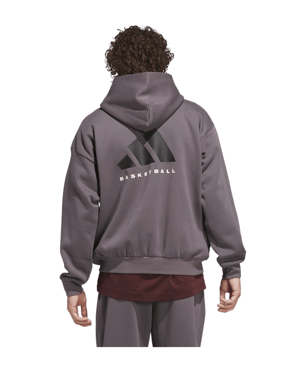 adidas Adi Basketball Hoody Grau - grau