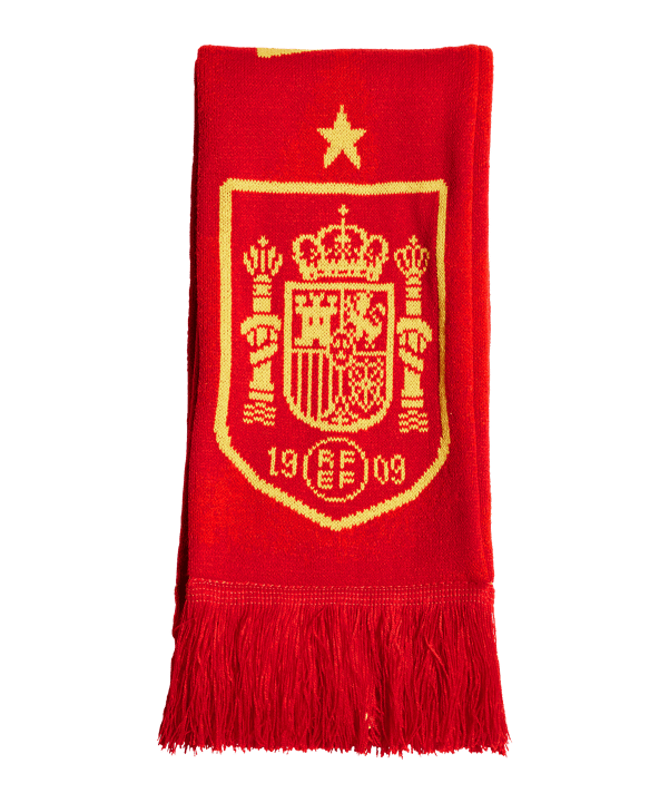 adidas Spanien Schal Rot - rot