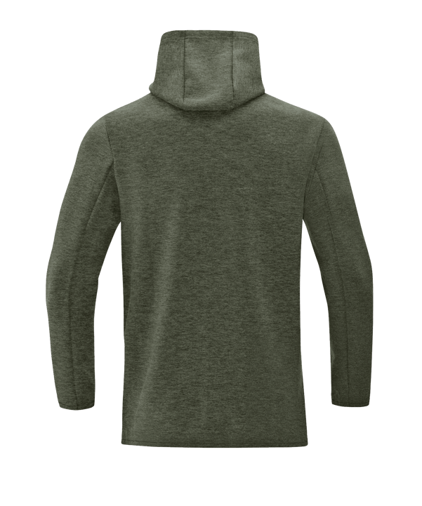 JAKO Premium Basic Kapuzenjacke Khaki F28 - braun