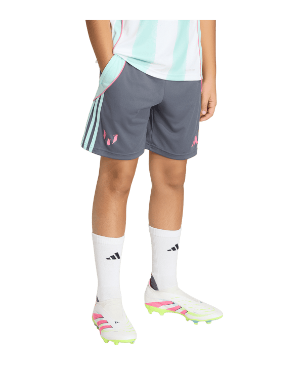 adidas Originals Messi Short Kids Grau - grau
