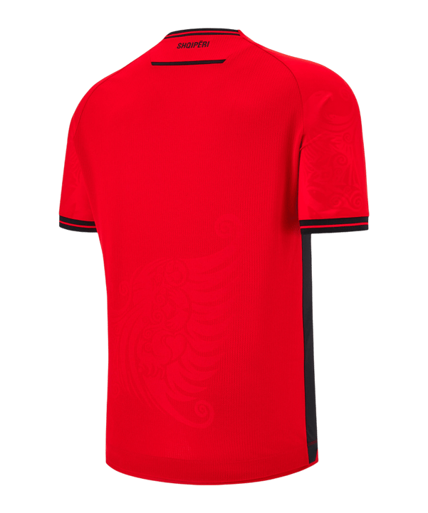 Macron Albanien Trikot Home 2025 Rot - rot