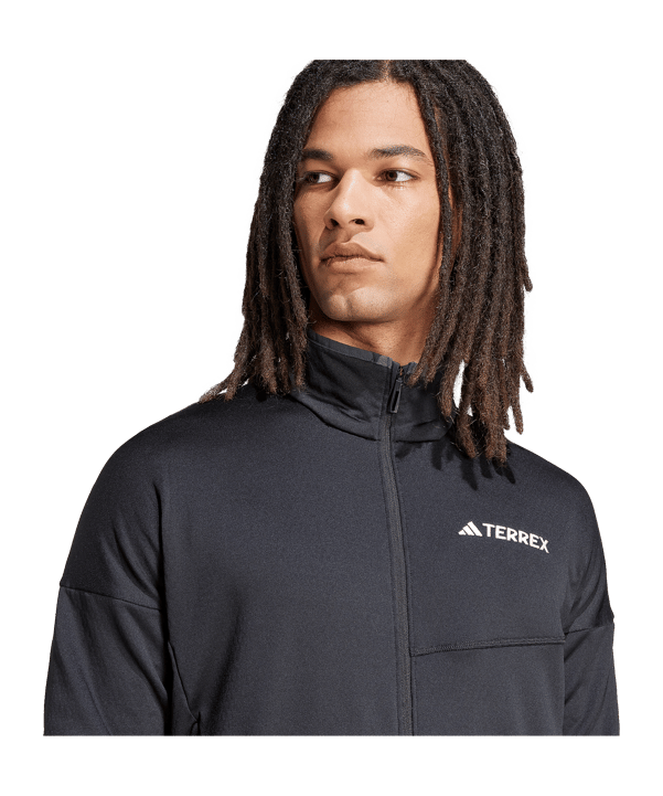 adidas Terrex Xperior Climawarm Light Fleece Jacke Schwarz - noir