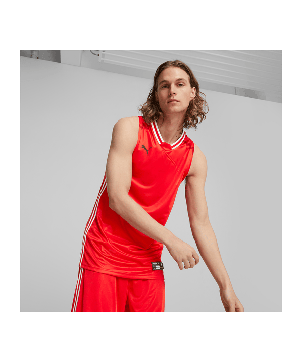 PUMA Hoops Team Game Trikot Rot F04