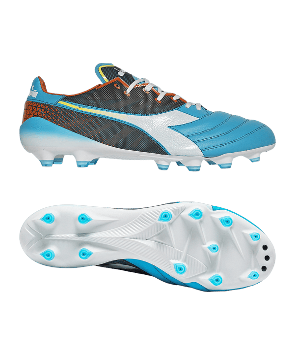 Diadora Brasil Elite Veloce FG Blau Weiss Orange FD0954