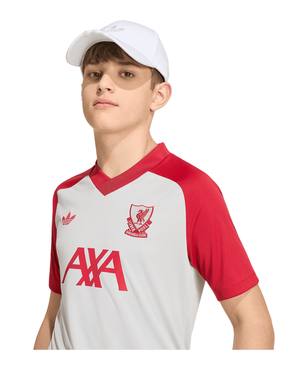 adidas FC Liverpool Pre Match Maglietta 2026/2027 Bambini Grigio - grigio