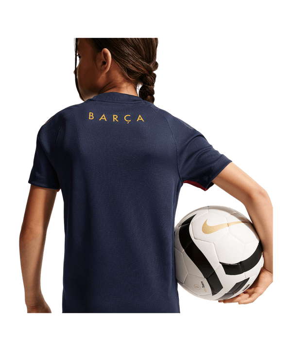 Nike FC Barcelona Strike Maglietta da Allenamento Kids Blu C401 - blu