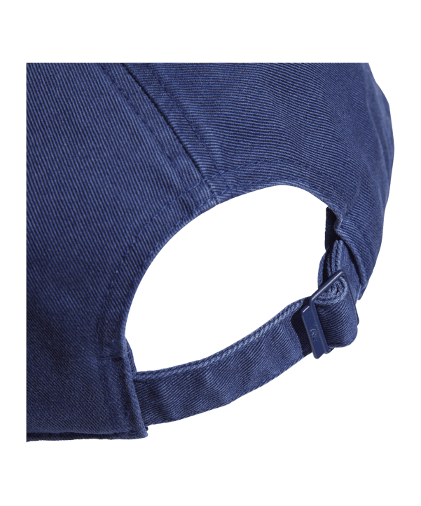 adidas Originals Adicolor Trefoil Cap Blau Stonewashed Baseball Cap Blue - blau