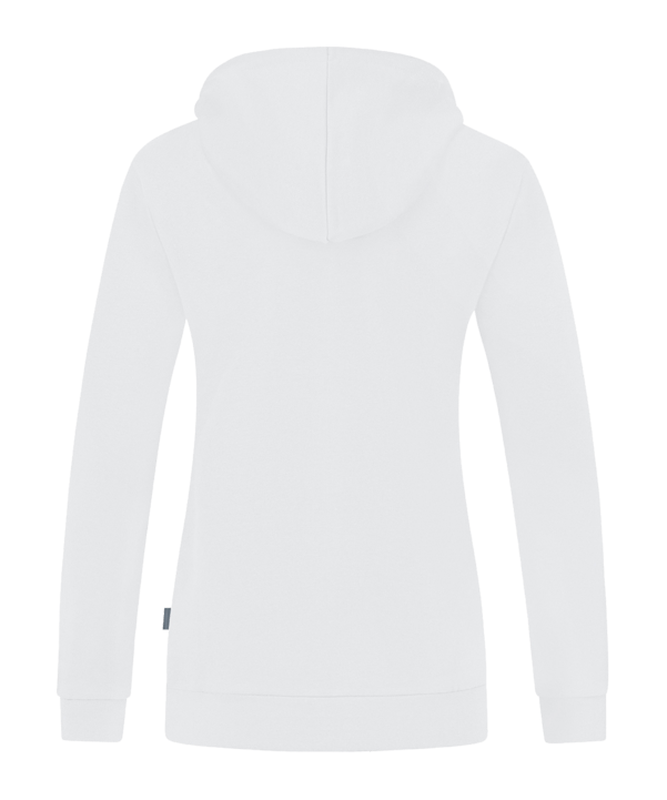 JAKO Organic Kapuzenjacke Damen Weiss F000 - weiss