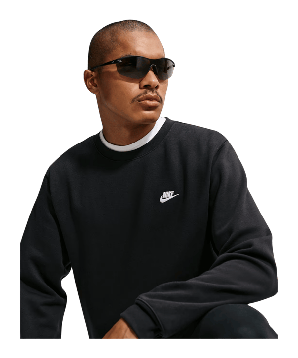 Nike Club Sweatshirt Zwart K010 - zwart