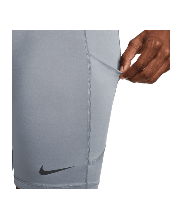 Nike Pro Long Short Grau F084 - grau