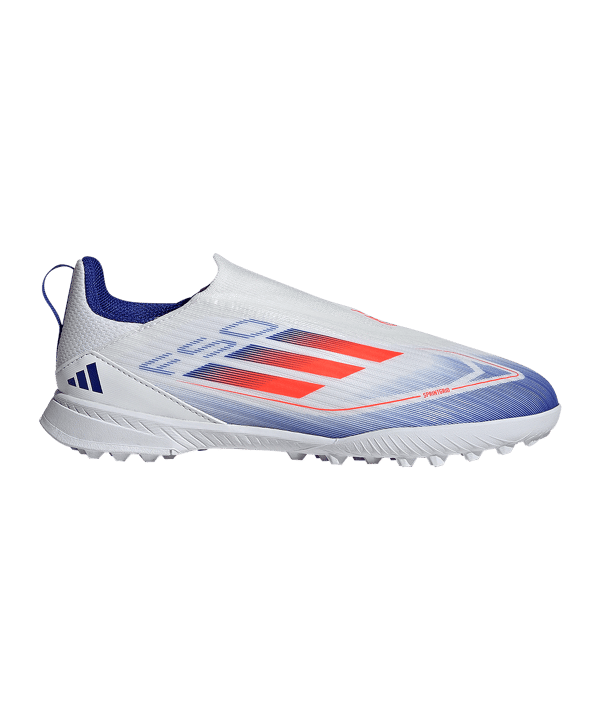 adidas F50 League LL TF Advancement Kids Weiss Rot - weiss