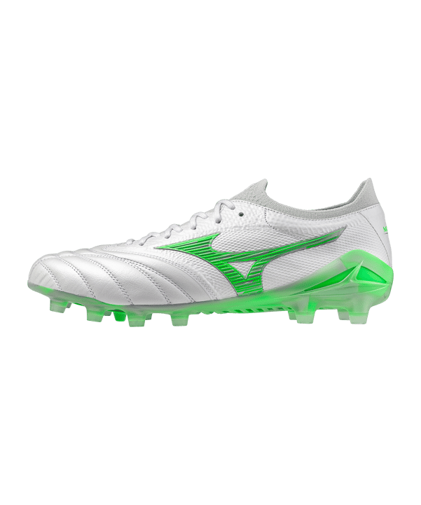 Mizuno Morelia Neo Beta Made in Japan FG Frontier Weiss Grün F37 - weiss