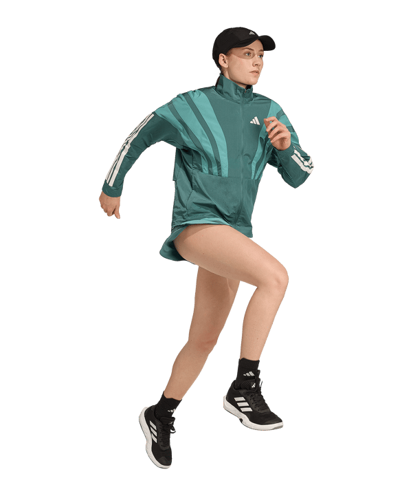 adidas Adizero Archive Short Damen Grün - gruen
