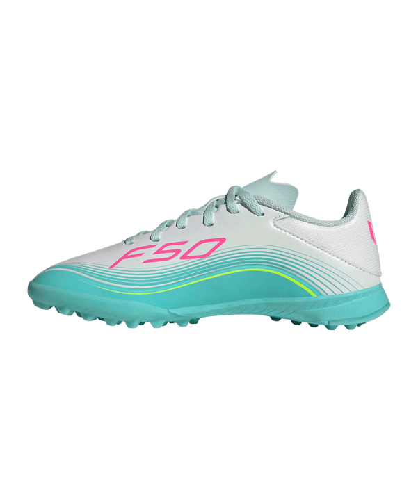 adidas F50 League TF Messi Aurora Radiante Kids Weiß - weiss
