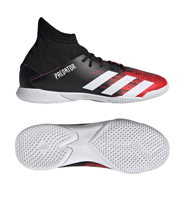 adidas Predator Mutator 20.3 IN Halle J Kids Schwarz Rot - schwarz