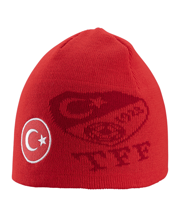 TFF Türkei Beanie Classic Rot - rot