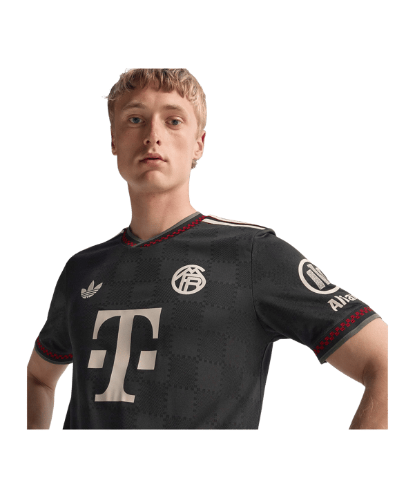 adidas FC Bayern München Authentic Trikot 3rd 2025/2026 Schwarz - schwarz