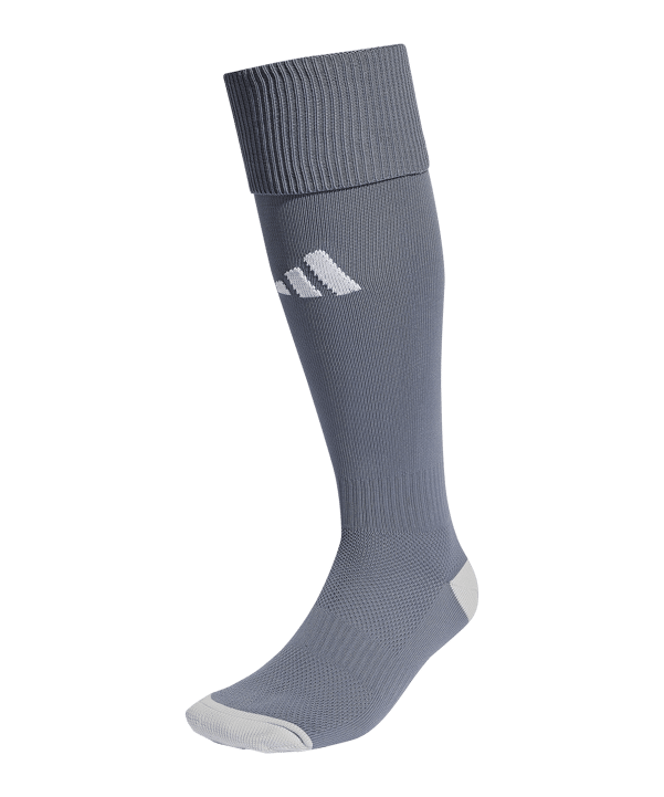 adidas Milano 23 Strumpfstutzen Grau Weiss Grau - grau
