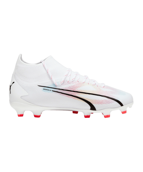 PUMA ULTRA Pro FG/AG Breakthrough Jr Kids Weiss Rot F01 - weiss