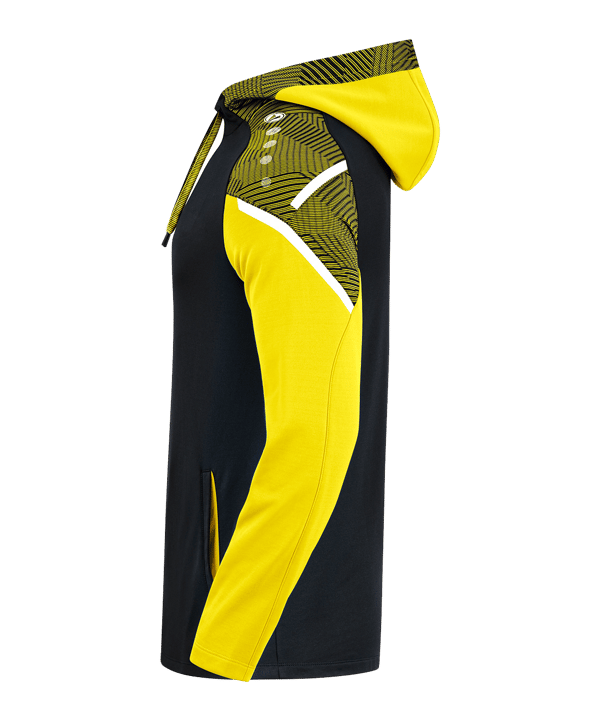 JAKO Performance Hoody Schwarz Gelb F808 - schwarz