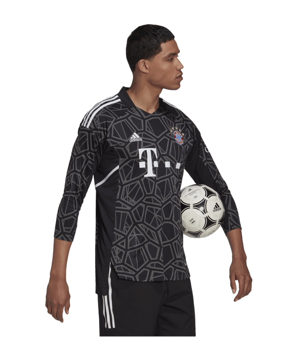 adidas FC Bayern München Torwarttrikot 2022/2023 Schwarz - schwarz