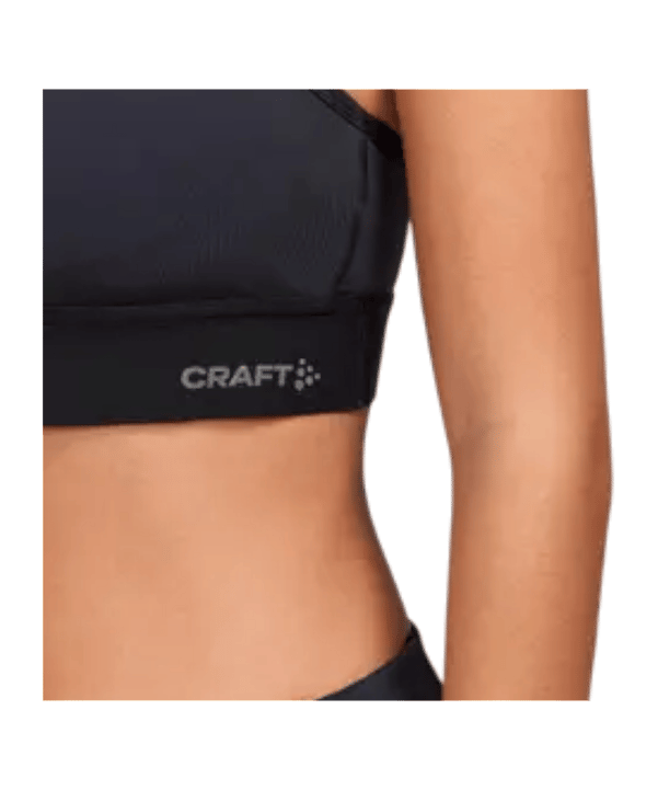 Craft Training Padded Sport-BH Damen Schwarz - schwarz