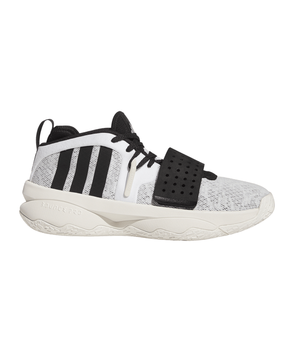 adidas Dame 8 Extply Weiss Schwarz - weiss