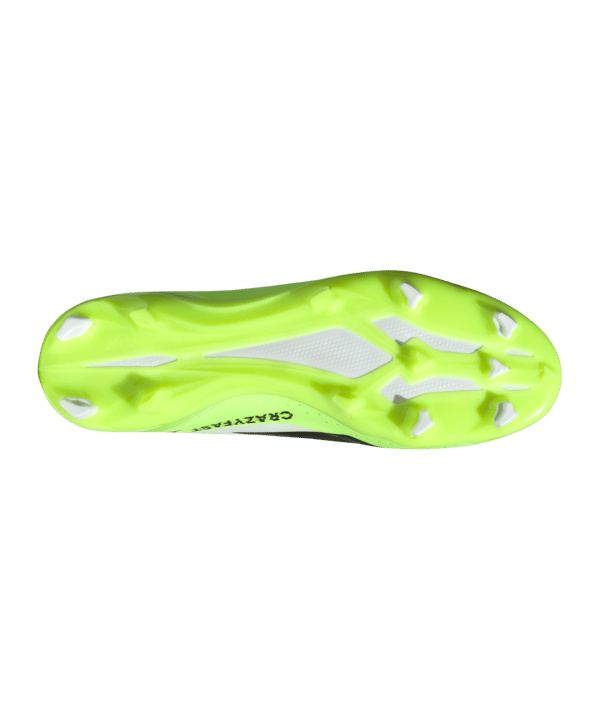 adidas X Crazyfast.3 LL FG Crazyrush Weiss Schwarz Gelb - weiss