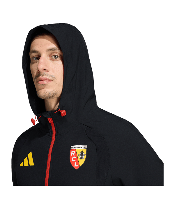 adidas RC Lens Tiro Travel Windjacke Schwarz - schwarz