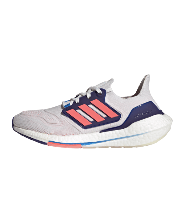 adidas Ultraboost 22 Running Damen Weiss Pink Blau - weiss