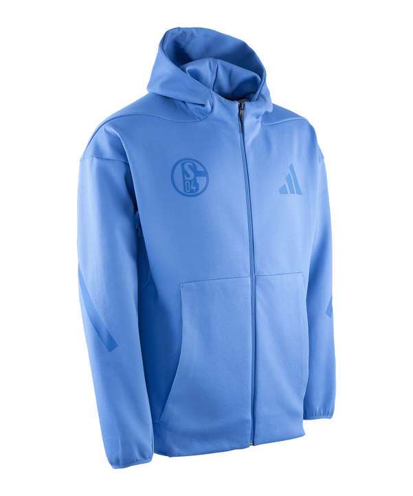 adidas FC Schalke 04 Z.N.E Kapuzenjacke Blau