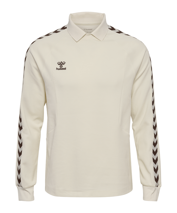hummel Root Polo A Maniche Lunghe Giallo C5062 - giallo