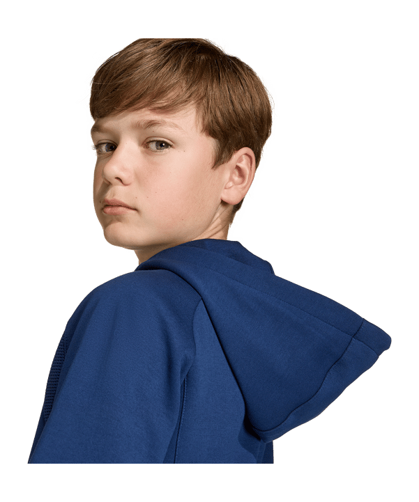 adidas Tiro Travel Jacke Kids Dunkelblau