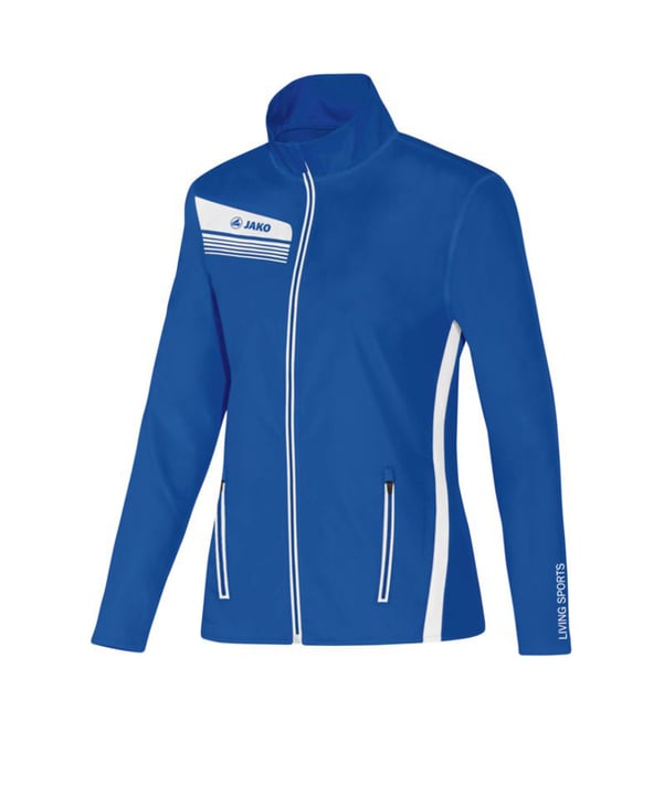 JAKO Athletico Jacke Running Damen Blau Weiss F04 - blau