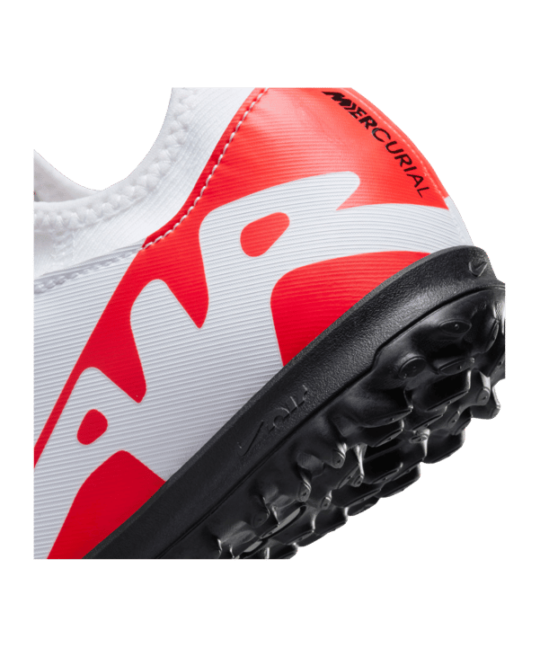 Nike Jr Air Zoom Mercurial Vapor XV Academy TF Ready Kids Rot Weiss Schwarz F600 - rot
