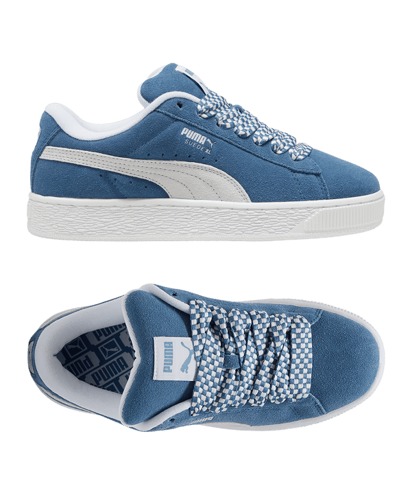PUMA Suede XL Lace Sneaker Damen Blau F01 - blau