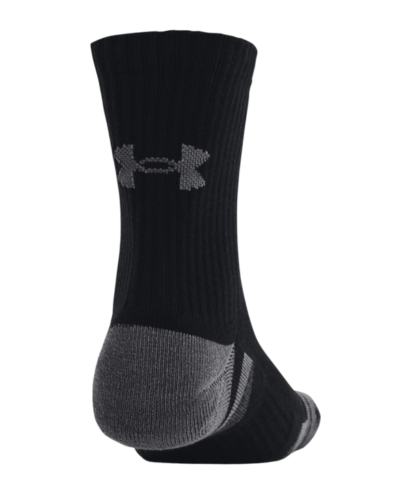 Under Armour Performance 3P Mid Socken Schwarz - schwarz