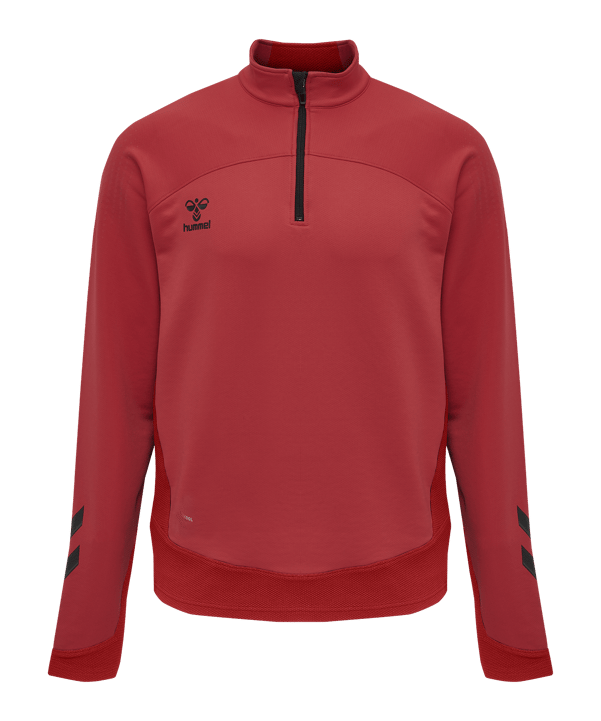 Hummel hmlLEAD HalfZip Sweatshirt Kids Rot F3062 - rot