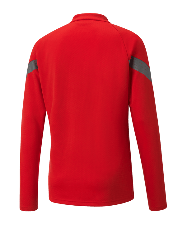 PUMA teamFINAL Training 1/4 Zip Sweatshirt F01 - rot