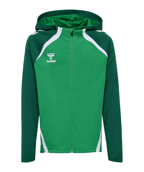 Hummel Lead 2.0 Kapuzenjacke Kids Grün F6327 - gruen