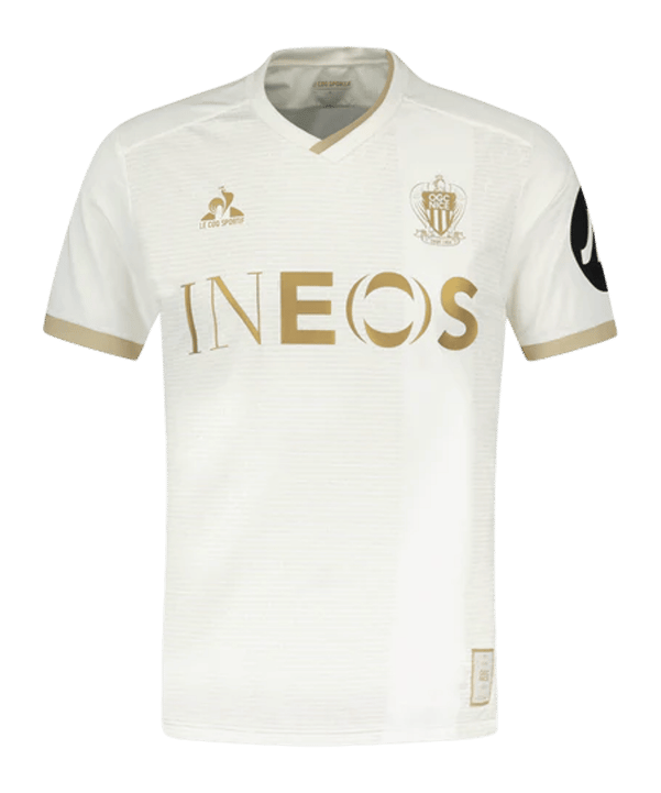 Le Coq Sportif OGC Nizza Trikot Away 2024/2025 Weiss - weiss