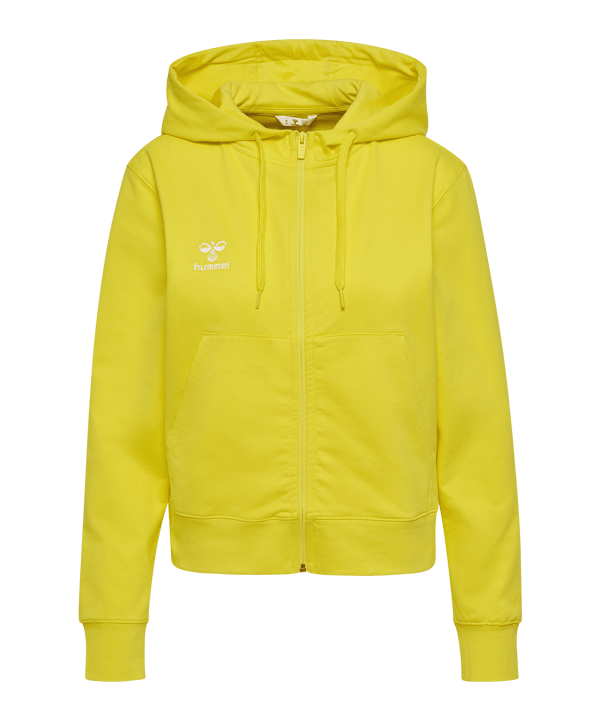 Hummel GO 2.0 Kapuzenjacke Damen Gelb F5269 - gelb