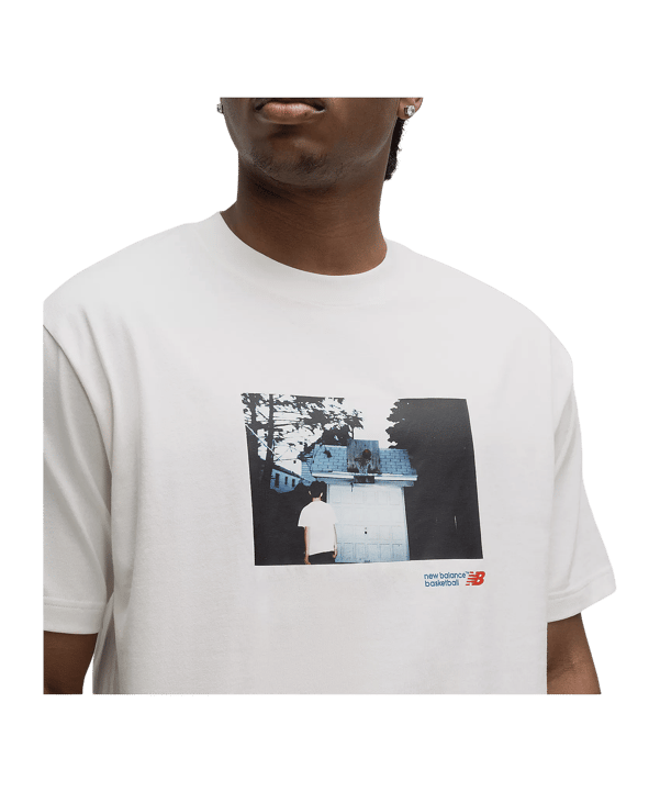 New Balance Photo Graphic T-shirt Grigio - grigio