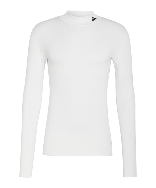 adidas Training Mockneck Manica Lunga Bianco - bianco