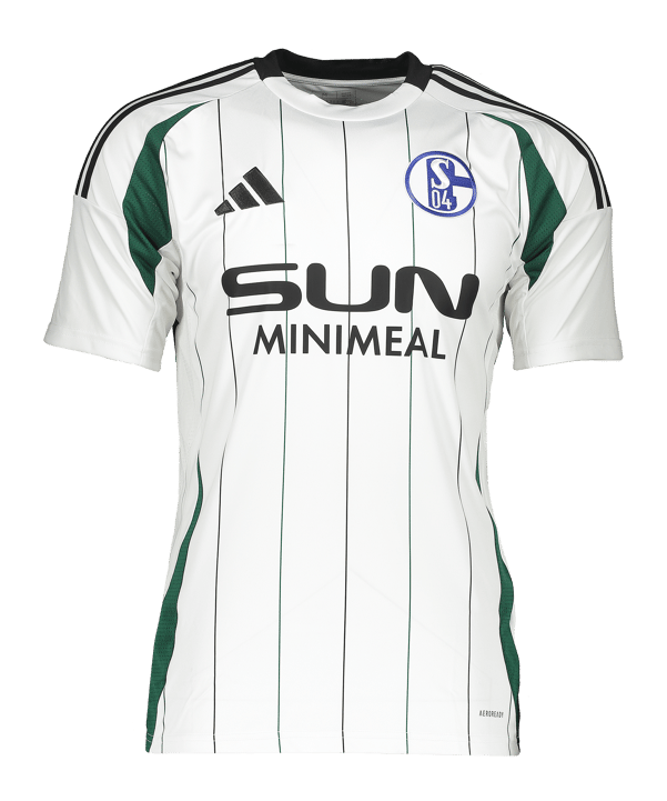 adidas FC Schalke 04 Trikot Away 2024/2025 Weiss - weiss