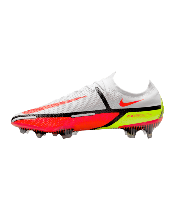 Nike Phantom GT2 Motivation Elite FG Weiss Rot Gelb F167 - weiss