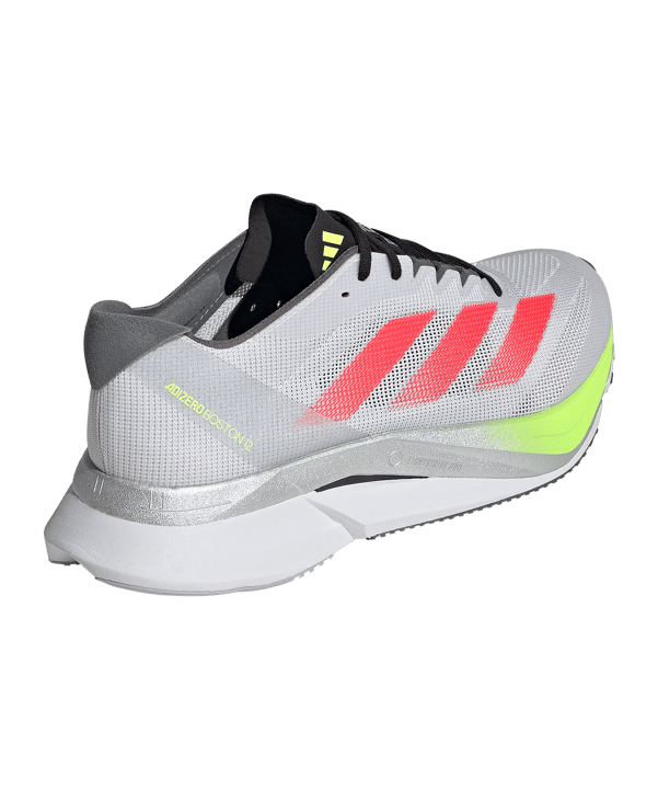 adidas Adizero Boston 12 Laufschuh Grau - grau