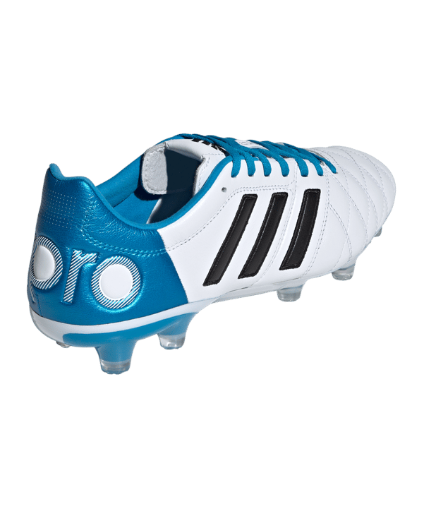 adidas 11Pro FG Weiss Schwarz Blau - weiss