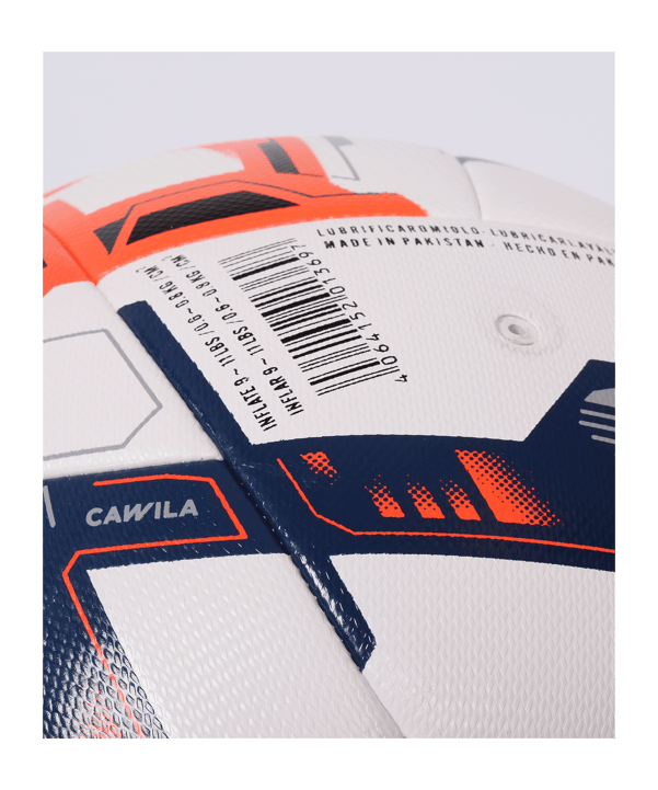 Cawila NEXUS T24 HYBRID Fussball Trainingsball | Navy Rot - weiss